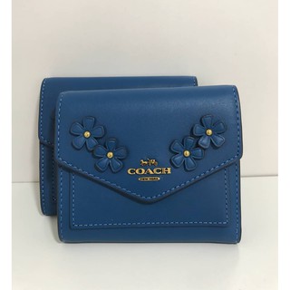 COACH ⚜️ งาน Shop ⚜️ SMALL WALLET กระเป๋าสตางค์ 3 พับ ไซส์เล็ก ใส่ธนบัตรตามยาวได้ ไม่มีกล่อง