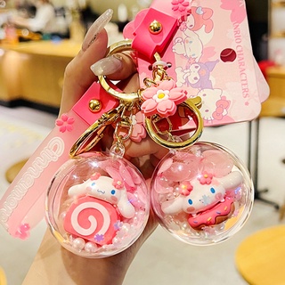 ของแท้ ได้รับอนุญาต Sanrio ซีรีส์ไดอารี่ สาว หัวใจ พวงกุญแจ กระเป๋า จี้ หูใหญ่ น่ารัก สุนัข จี้น่ารัก