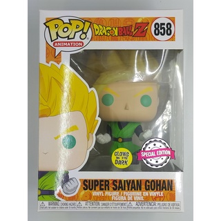 Funko Pop Dragon Ball Z - Super Saiyan Gohan [เรืองแสง] : 858