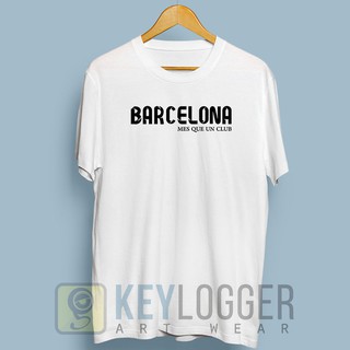 เสื้อเชิ้ต ลายทีมชาติฟุตบอล Barcelona Mes Que Un Club Fans