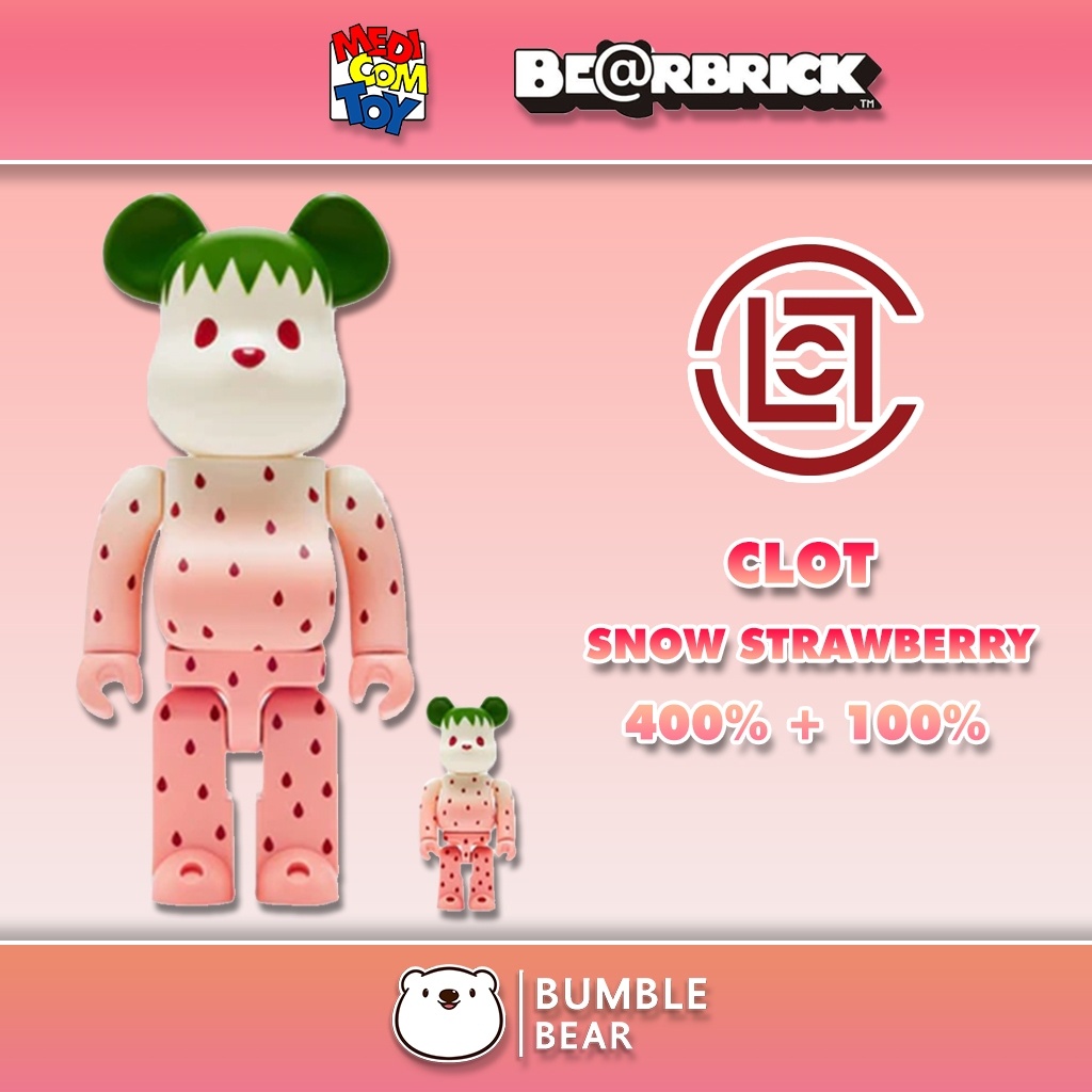 BE@RBRICK Snow Strawberry 400% & 100% | tradexautomotive.com