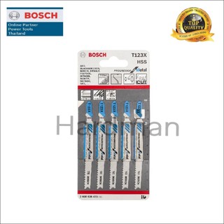 Bosch ใบเลื่อย T 123X (5pcs)#1023