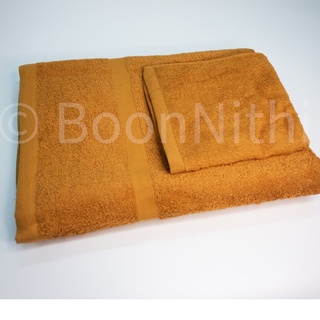 ผ้าขนหนู เซ็ต ผ้าเช็ดตัว + ผ้าเช็ดหน้า cotton 100%