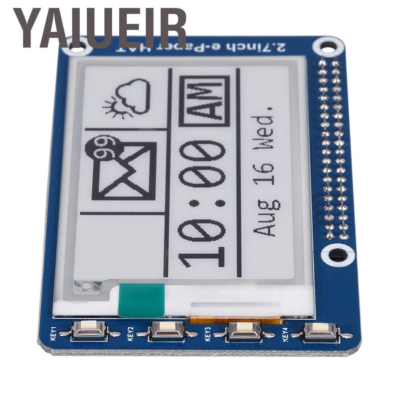 2.7Inch E-Paper,264X176,E-Ink Display HAT for Raspberry Pi 2B/3B/Zero/Zero W,Col