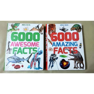 💟หนังสือความรู้เด็กภาษาอังกฤษ(ราคาต่อ1เล่ม) 6000awesome facts สารคดีวิทยาศาสตร์