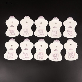 [FILLY] 10 Pcs Electrode Replacement Pads For Omron Massagers Elepuls Long Life Pad
 DFG