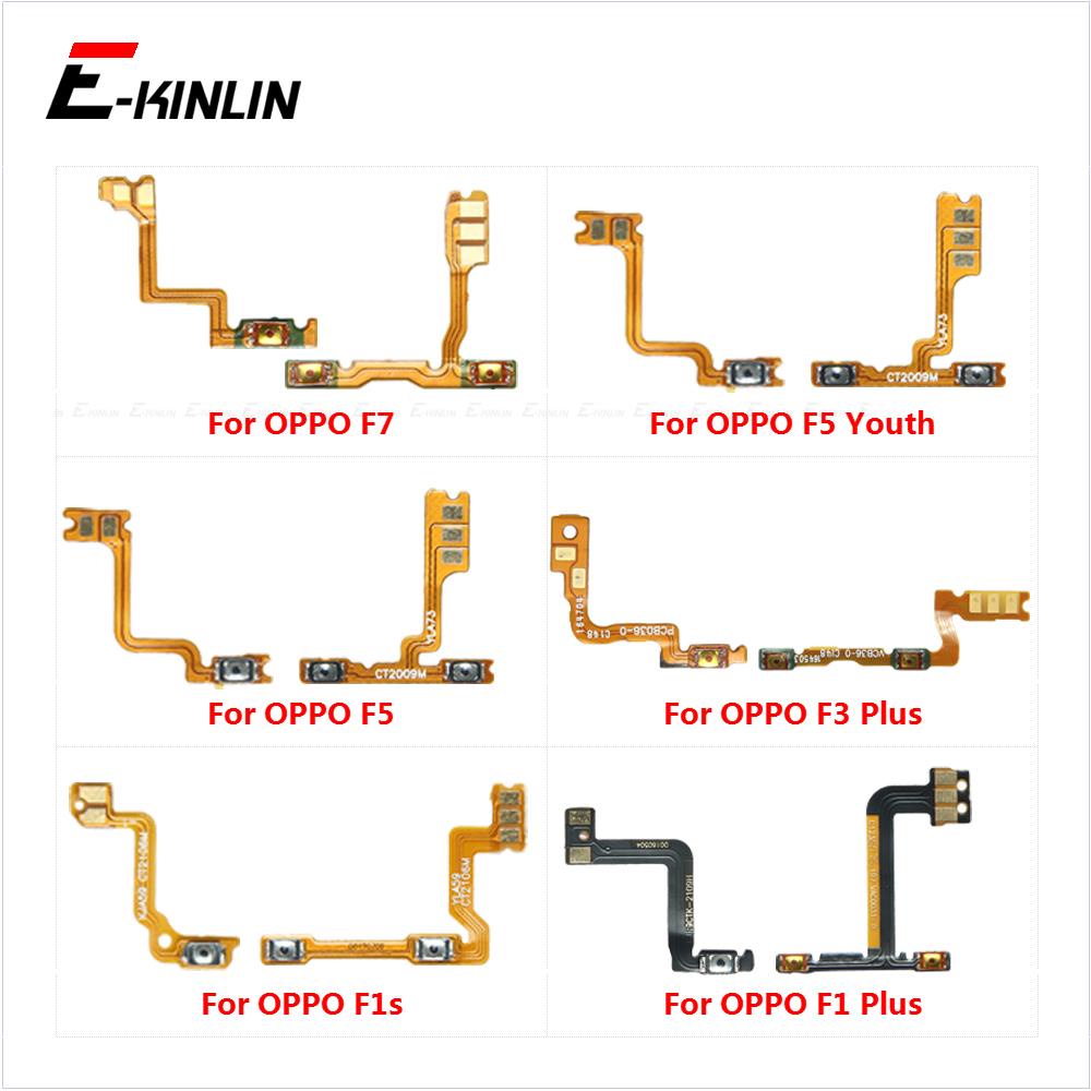 อะไหล่ปุ่มกดเปิดปิด ปิดเสียง สายเคเบิ้ลอ่อน แบบเปลี่ยน สําหรับ OPPO F1 F1s F3 Plus F5 F7 Youth