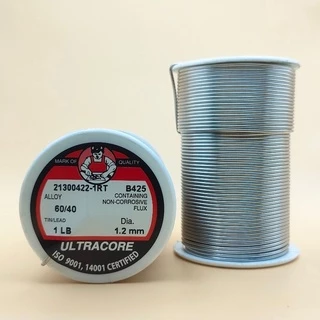 ตะกั่วบัดกรี 1.2 มม. 1 ปอนด์ แบบยาว ตรา Ultracore