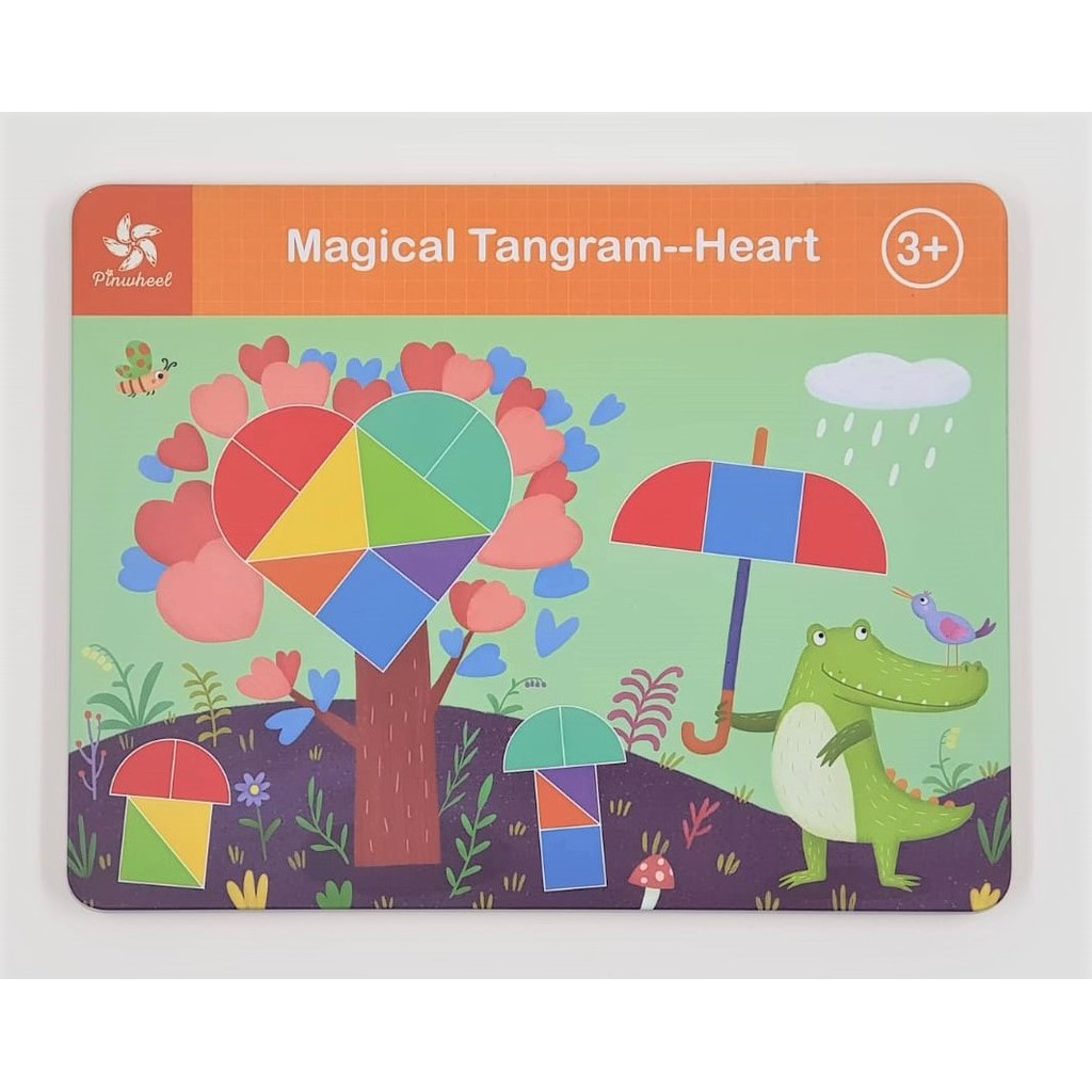 Pinwheel Magical Tangram Puzzle - หัวใจ