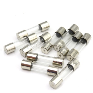 ฟิวส์หลอดแก้ว 5x20 250V 0.1A ~ 25A 5*20 5*20 0.2A 0.25A 0.3A 1A 1.25A 2A 2.5A 3A 3.15A 4A 5A 6A 6.3A 10 ชิ้น