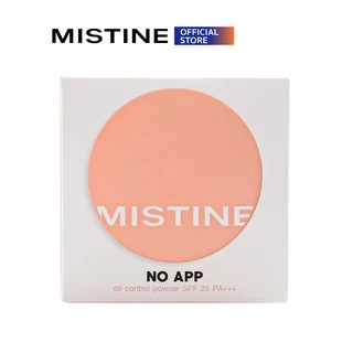 MISTINE NO APP OIL CONTROL POWDER SPF 25 PA+++ 10 กรัม แป้ง แป้งฝุ่น เนื้อแมท คุมมัน กันเหงื่อ ไม่เป็นคราบ
