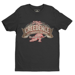 เสื้อยืดผ้าฝ้ายCOTTON Creedence Clearwater Revival Gator เสื้อยืดพิเศษ สไตล์วินเทจ น้ําหนักเบาS-5XL