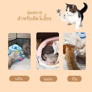 (เนื้อผ้าเกรดพรี่เมี่ยม ทนทาน🐕🐈 คอกสัตว์เลี้ยง พับได้ ที่นอนสุนัขพกพา (ขนาดใหญ่) คอกสุนัขพกพา ที่นอนแมว
