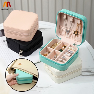 Portable Travel Mini Jewelry Box Organizer Box Display Jewelry Storage Case for Women Girls