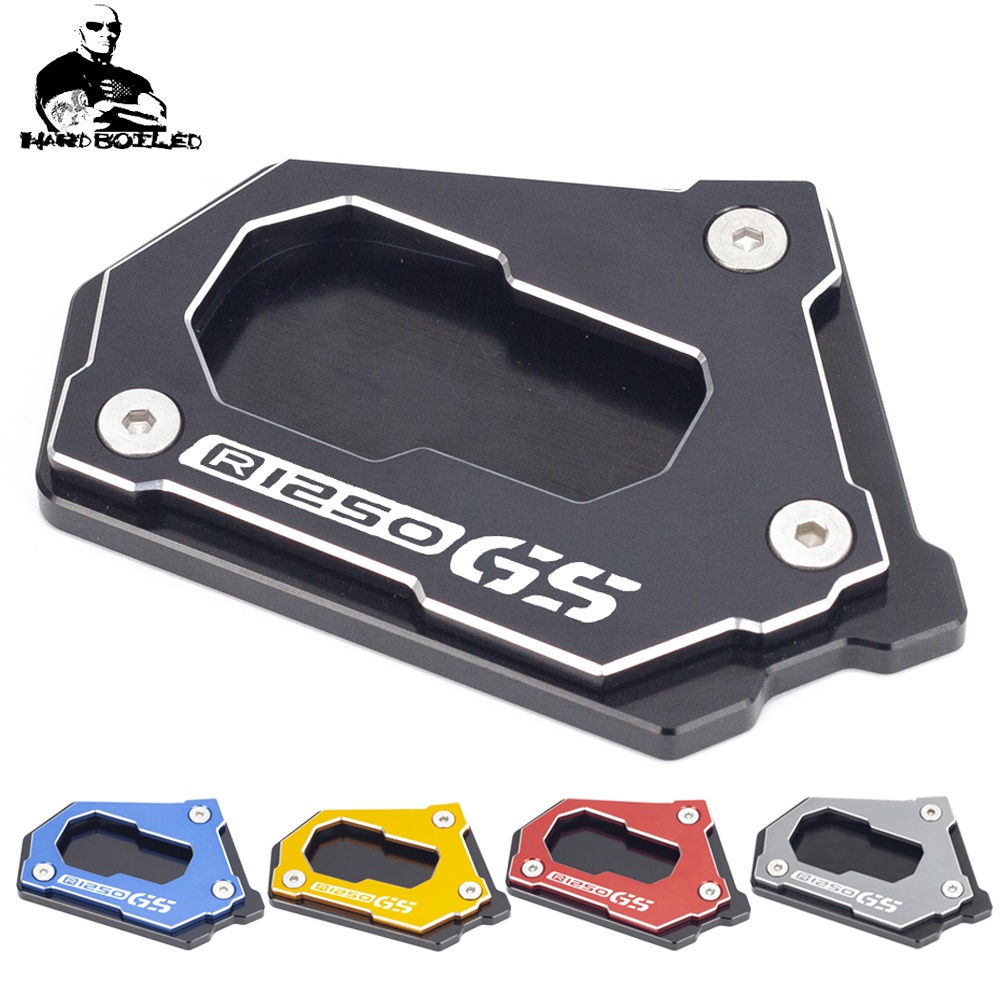 Moto Kickstand Foot Side Stand Extension Pad Support Plate Cover Motorcycle For BMW R1250GS HP R 1250GS 1250 GS R1250 GS