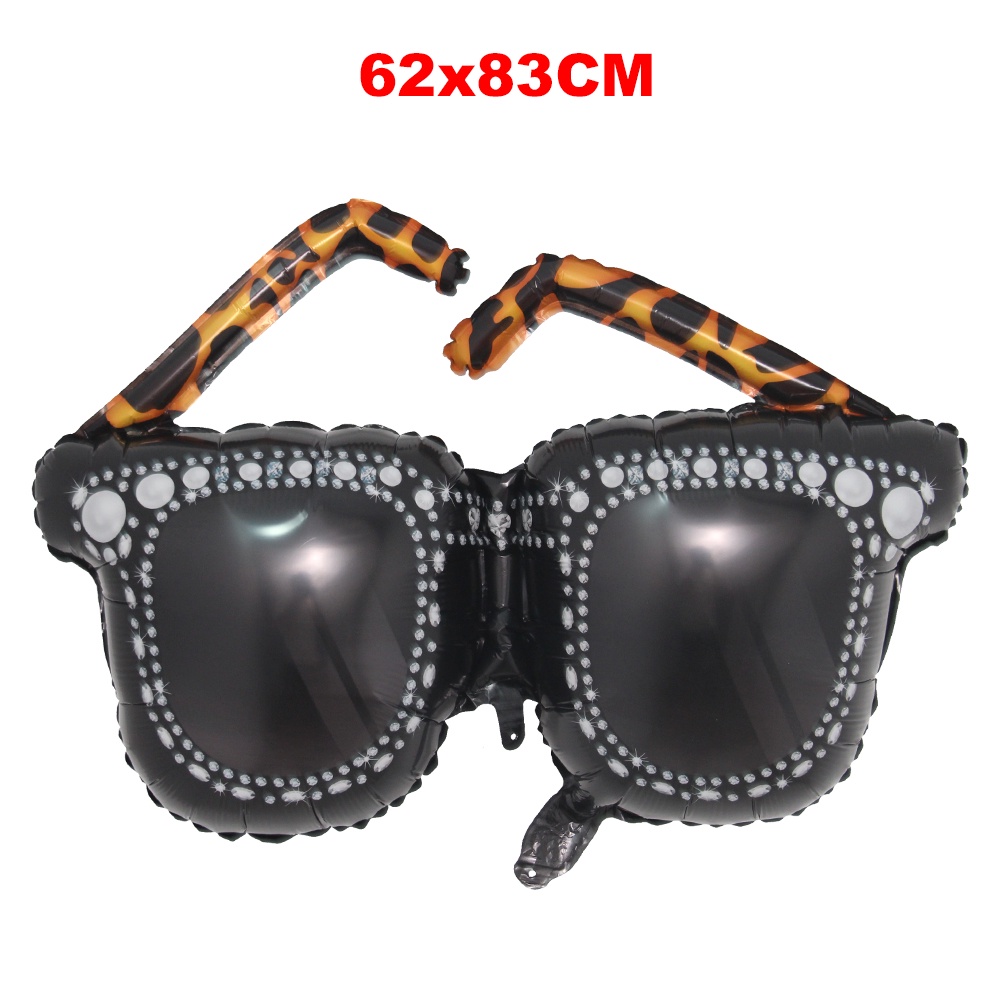 Ice Roller Skate And Radio Microphone Glasses Balloons Inflatable Radio for 90s Parties Decor Hip Hop Theme Birthday Party Decorations Kid Toy - รูปที่ 3