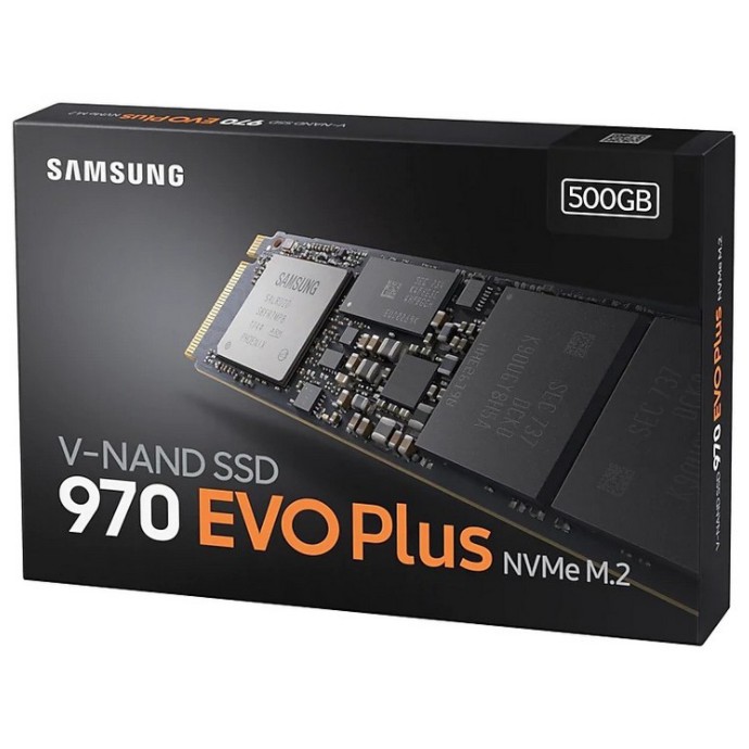 SAMSUNG 970 EVO Plus 500GB SSD MZ-V7S500BW PCIe/NVMe M.2 2280มือสองมีประกัน