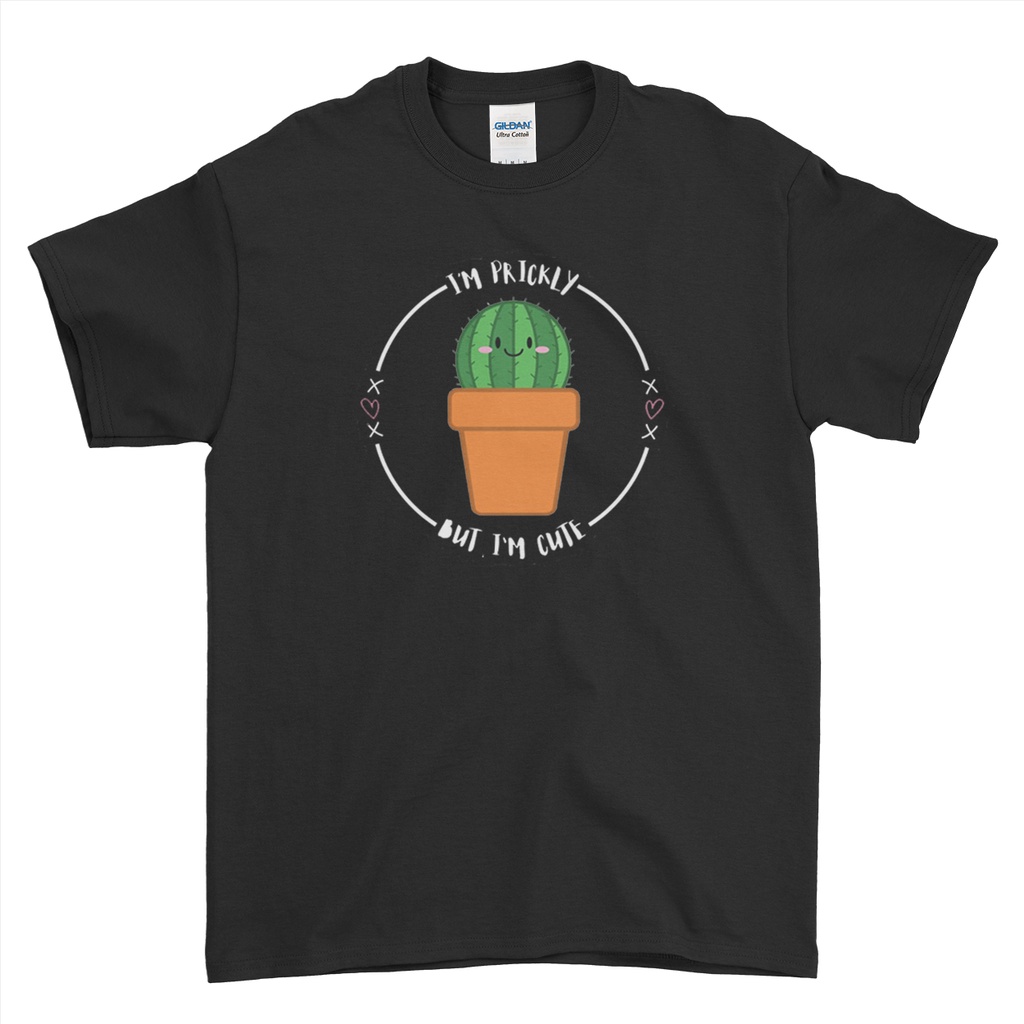 Cactus เสื้อยืดตลกเม็กซิกันกระบองเพชร IM Prickly But IM Cute Men Tee Top
