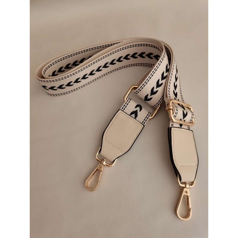 สายสะพายกระเป๋าหนัง ไนล่อน รูปหัวใจ กว้าง 3.8 ซม. ปรับได้ แบบเปลี่ยน สายกระเป๋า - รูปที่ 4