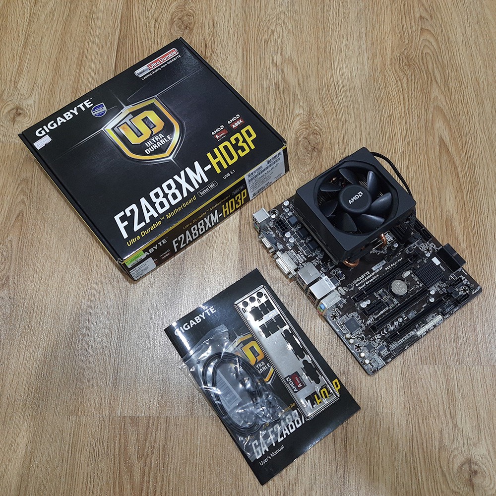 CPU AMD A10-7890K + Mainboard F2A88XM-HD3P + โมไบออสแล้ว Boot NVMe ได้