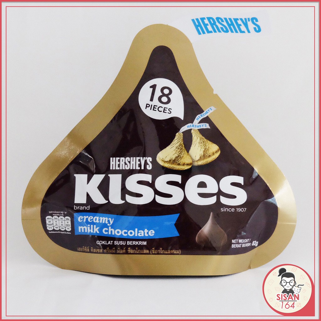 ช็อกโกแลตแท้HERSHEY'S Kisses**82กรัม**