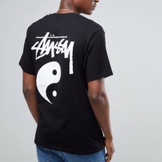 【NEW】เสื้อยืดแฟชั่นผู้ชาย Stussy Yin Yang