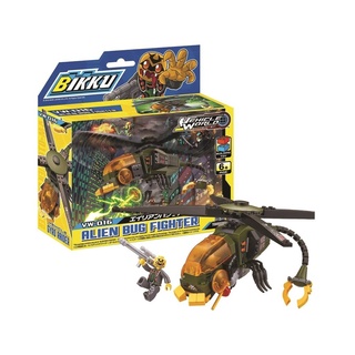 Block BIKKU Series 2 VW-016 ALIEN BUG FIGHTER ชุดตัวต่อโก้บิคคุ เอเลี่ยนบัทไฟต์เตอร์ ของเล่นเด็กลิขสิทธิ์แท้จากญี่ปุ่น