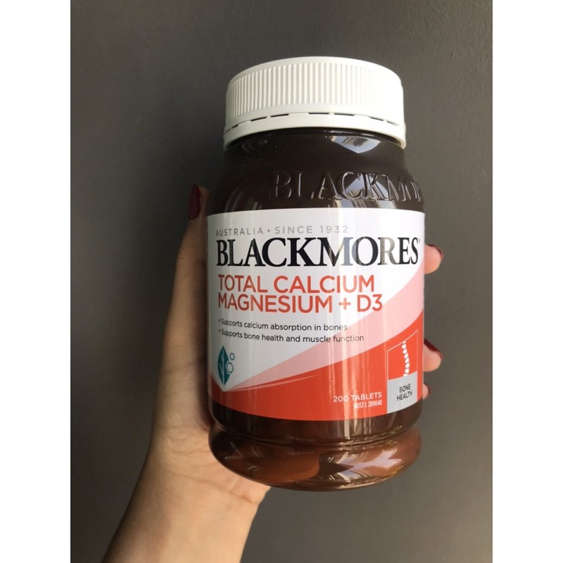 Blackmores Total Calcium Magnesium + D3 / 200 Tablets