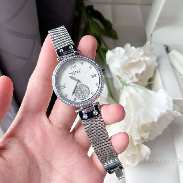 🇺🇸นาฬิกาAnne Klein watch silver