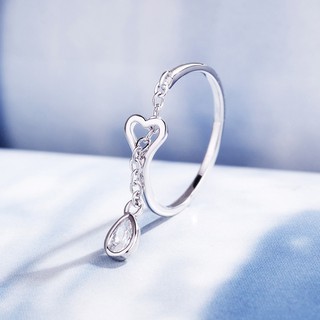 bestprice1920 แหวนหยดน้ำเงินผู้หญิง Women Girls Ring