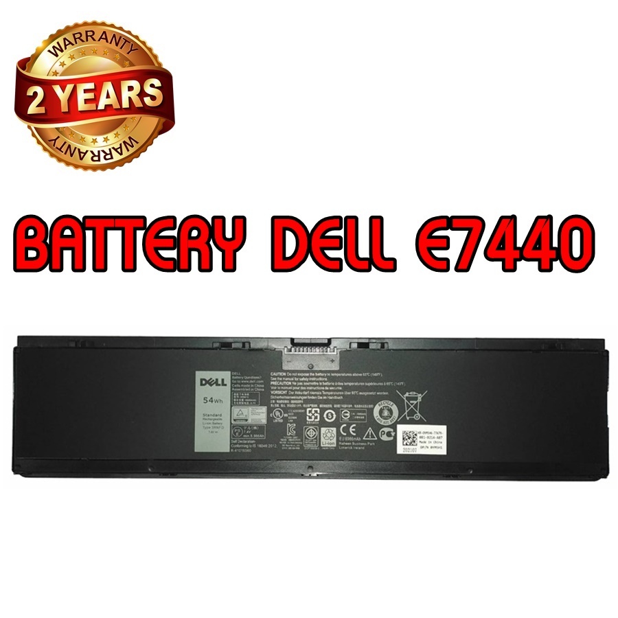 รับประกัน 2 ปี BATTERY DELL E7440 54WH แบตเตอรี่ เดล E7450 3RNFD 34GKR G0G2M E7420 E7450 แท้