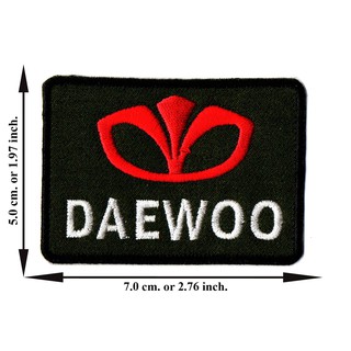 ตัดรีด ตัวรีดติดเสื้อ อาร์มปัก ติดเสื้อปัก ปักเสื้อ DIYลาย DAEWOO2