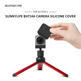 Sunnylife ฝาครอบเลนส์กล้อง ซิลิโคน สําหรับ DJI ACTION 2