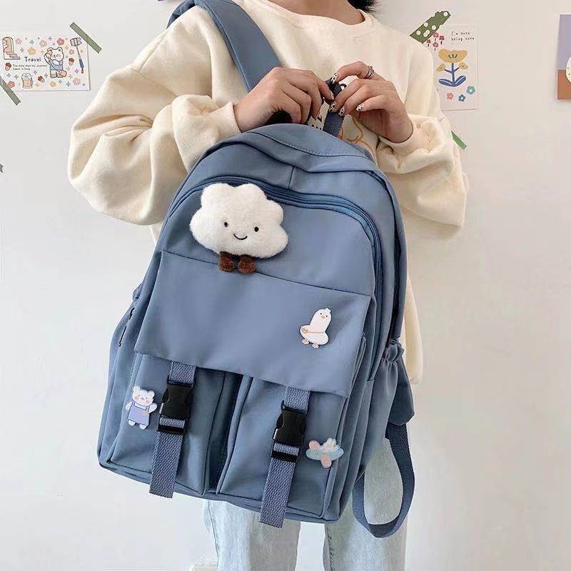 กระเป๋าเป้สะพายหลัง จุของได้เยอะ สําหรับผู้หญิง HA11