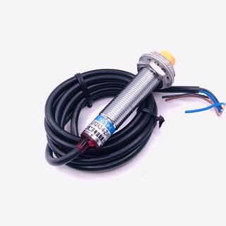 LJ12A3-4-Z/AY Proximity Sensor Switch เซนเซอร์ตรวจจับโลหะ ขนาดเกลียว 12mm PNP NC  ระยะตรวจจับ 4mm  6-36VDC-300mA 3สาย