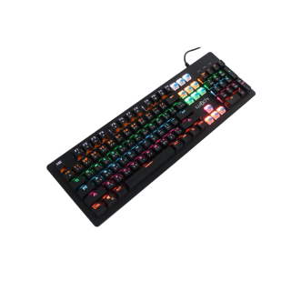 IWACHI คีย์บอร์ดเกมมิ่ง IK-1 Mechanical Keyboard คีย์บอร์ดไร้สาย Hotswap IK-68 (Blue switch) พร้อมไฟ RGB