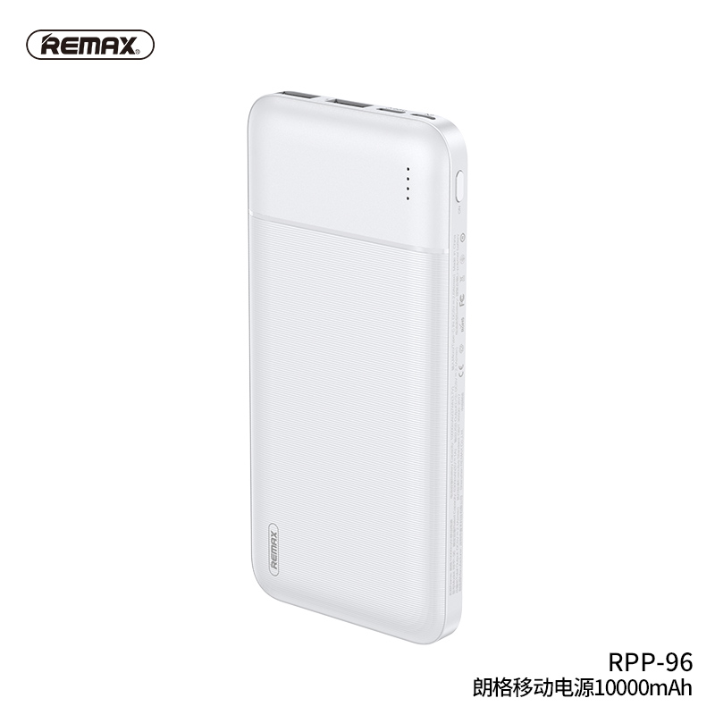 100 authentic remax Lange mobile power bank RPP-96 10000 mA 2.1A high ...