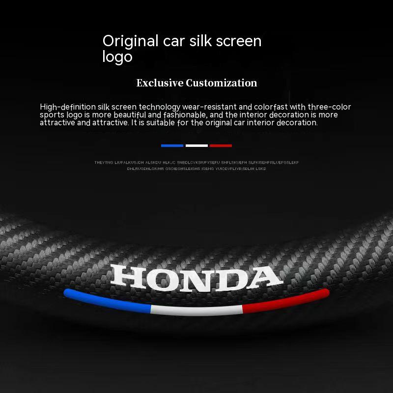 【สินค้าพร้อมส่ง】 ปลอกหุ้มพวงมาลัยรถยนต์ อุปกรณ์เสริม สําหรับ Honda civic Briio Jas accord brv crv hrv odyssey - รูปที่ 3