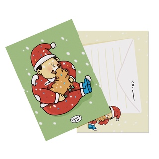 ssktmmee - regular postcard (fat santa)