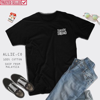 เสือยืดผู้ชาย - ทีมฆ่าตัวตายTSHIRTชาย/สาวผ้าฝ้าย100%มาเลเซีย