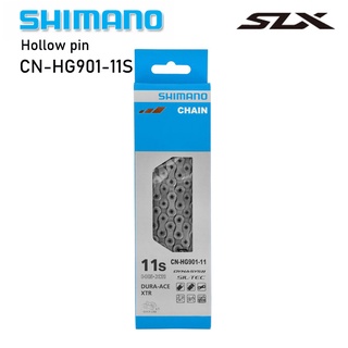 Shimano โซ่จักรยาน 105 CN HG901 11 ความเร็ว STEPS E6000 CN-HG901 MTB อะไหล่จักรยาน QUICK-LINK HYPERGLIDE SIL-TEC 116 ลิงค์ 11s 116L 11v