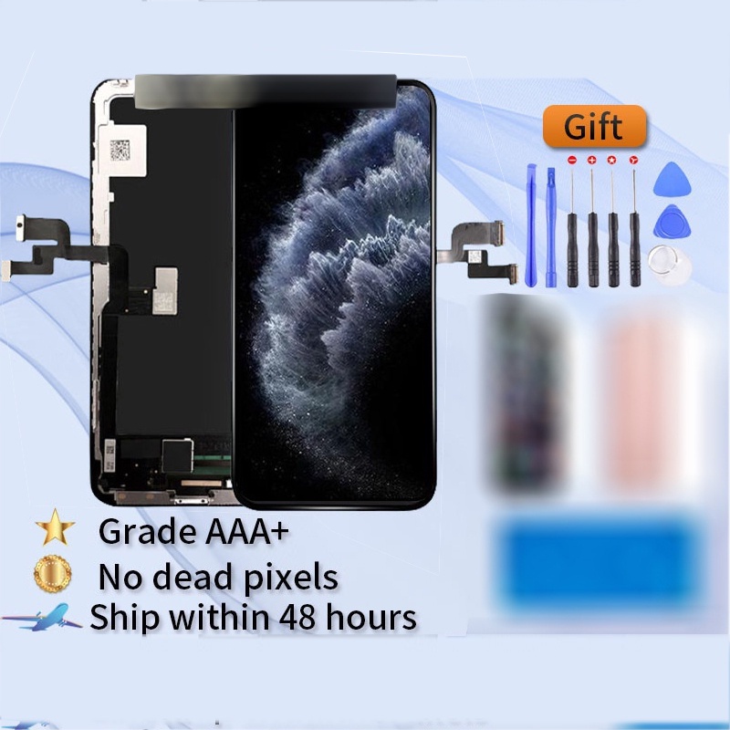 จอแสดงผล OLED สําหรับ X/XR/XS/11/12/11Pro Max TFT เปลี่ยนหน้าจอสําหรับ Xs Max 11Pro จอแสดงผล LCD 3D 
