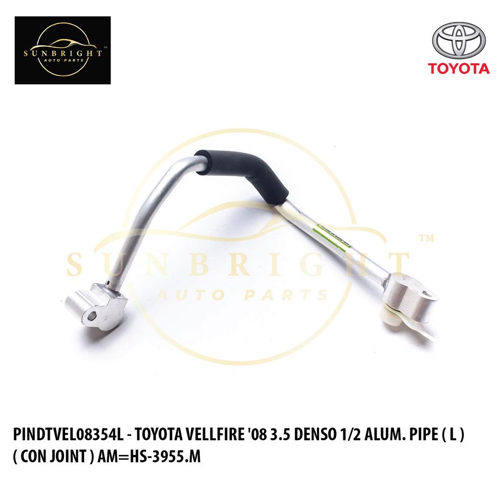 TOYOTA VELLFIRE 08 3.5 DENSO 1/2 ALUM. PIPE ( L ) ( CON JOINT ) AM=HS-3955.ม