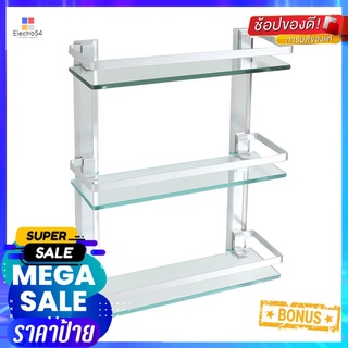 ชั้นกระจกติดผนัง 3 ชั้น MOYA LX-B80123-TIER GLASS CORNER SHELF MOYA LX-B8012