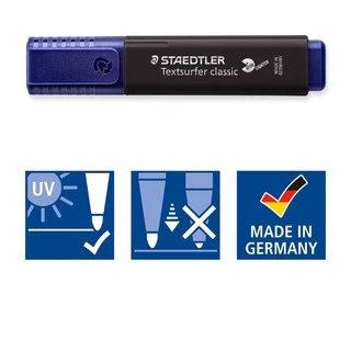 Staedtler ปากกาเน้นข้อความ ไฮไลท์ หัวตัด 1-5 mm เน้นข้อความ เน้นคำ ปากกาไฮไลท์ สีไม่ซีดจาง Highlighter Textsurfer 364