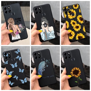 เคสโทรศัพท์มือถือซิลิโคน TPU แบบนิ่ม ลายดอกทานตะวัน และดอกเดซี่ สําหรับ Infinix Smart 6 X6511B X6511E Smart6 (2 32G)