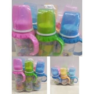 ขวดนม4oz,8oz Attoon 1*6(มีหูจับ)