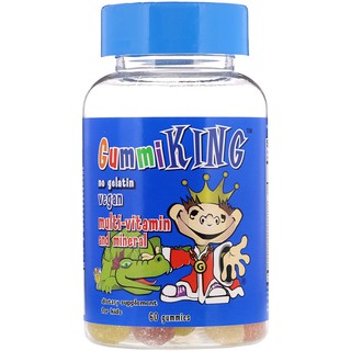 GummiKing, Multi-Vitamin &amp; Mineral, For Kids, 60 Gummies