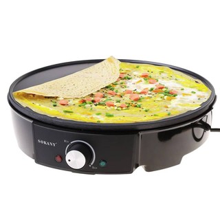 SOKANY กระทะทำเครป เตาเครปไฟฟ้า แบบพกพาPan Electric Crepe Maker 1200V มีพร้อมส่ง