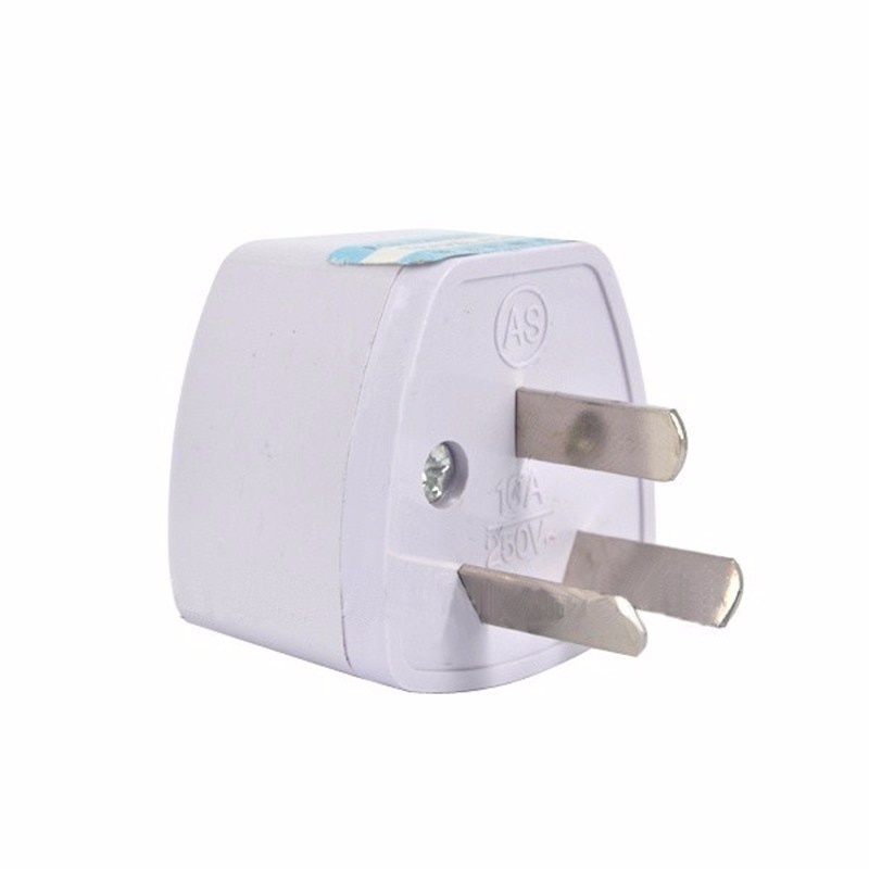 Universal Power Adapter Travel Adapter 3 pin AU Converter US/UK/EU to AU Plug Charger สําหรับออสเตรเ
